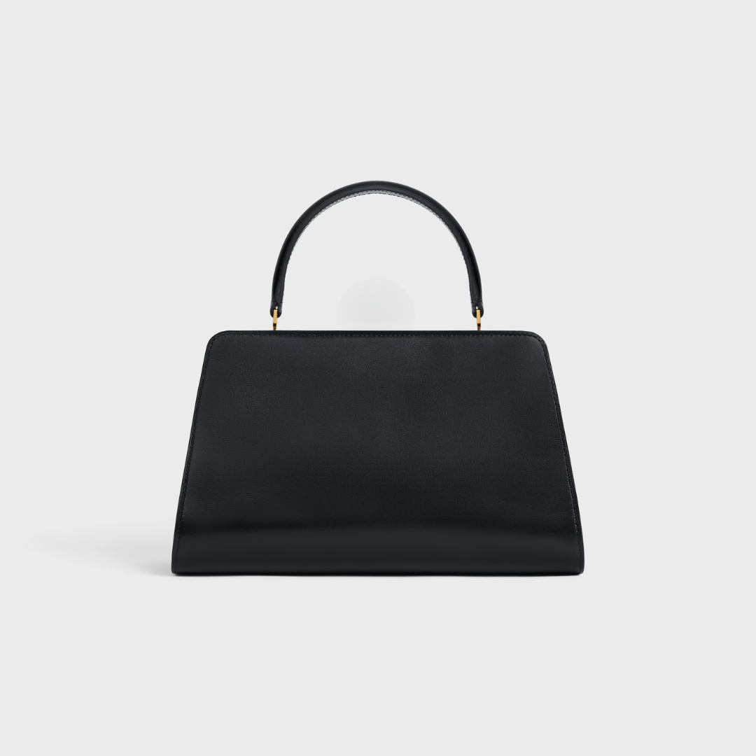 Classic Cln Antn Medium Bag – Natural Satin Calfskin Leather
