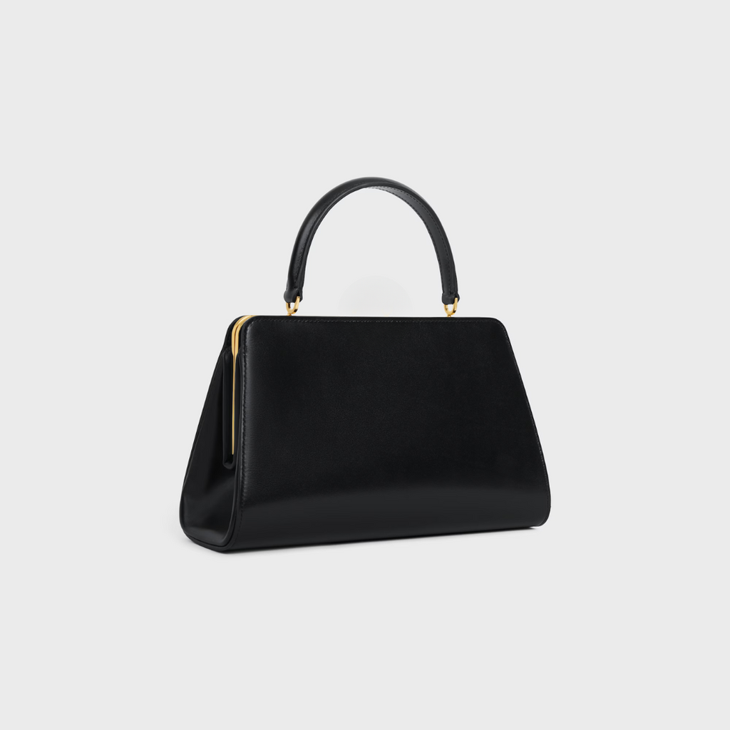 Classic Cln Antn Medium Bag – Natural Satin Calfskin Leather