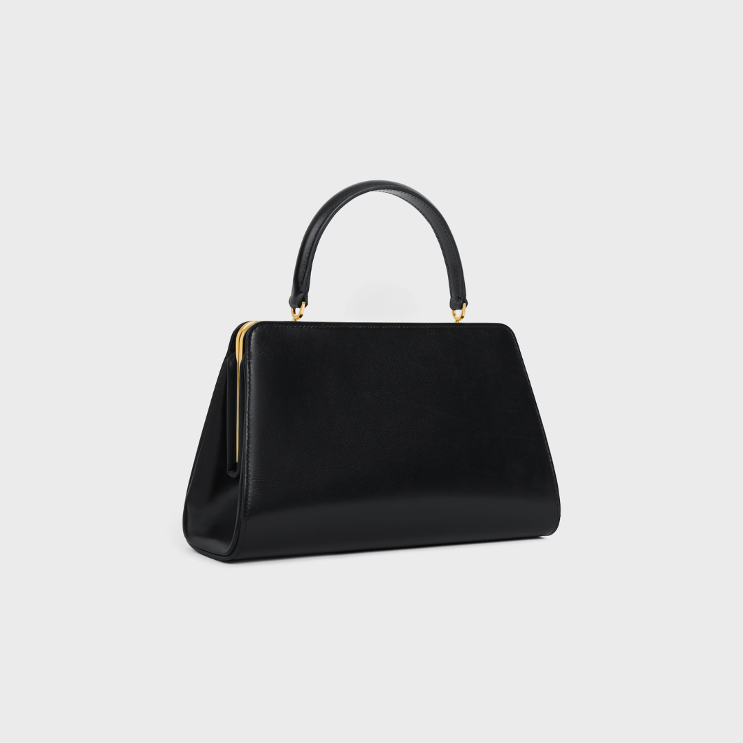 Classic Cln Antn Medium Bag – Natural Satin Calfskin Leather