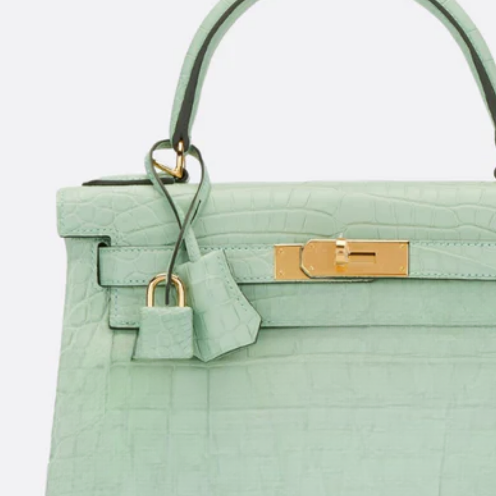 Hm Kly 28 Vert d’Eau Alligator Bag – Limited Edition