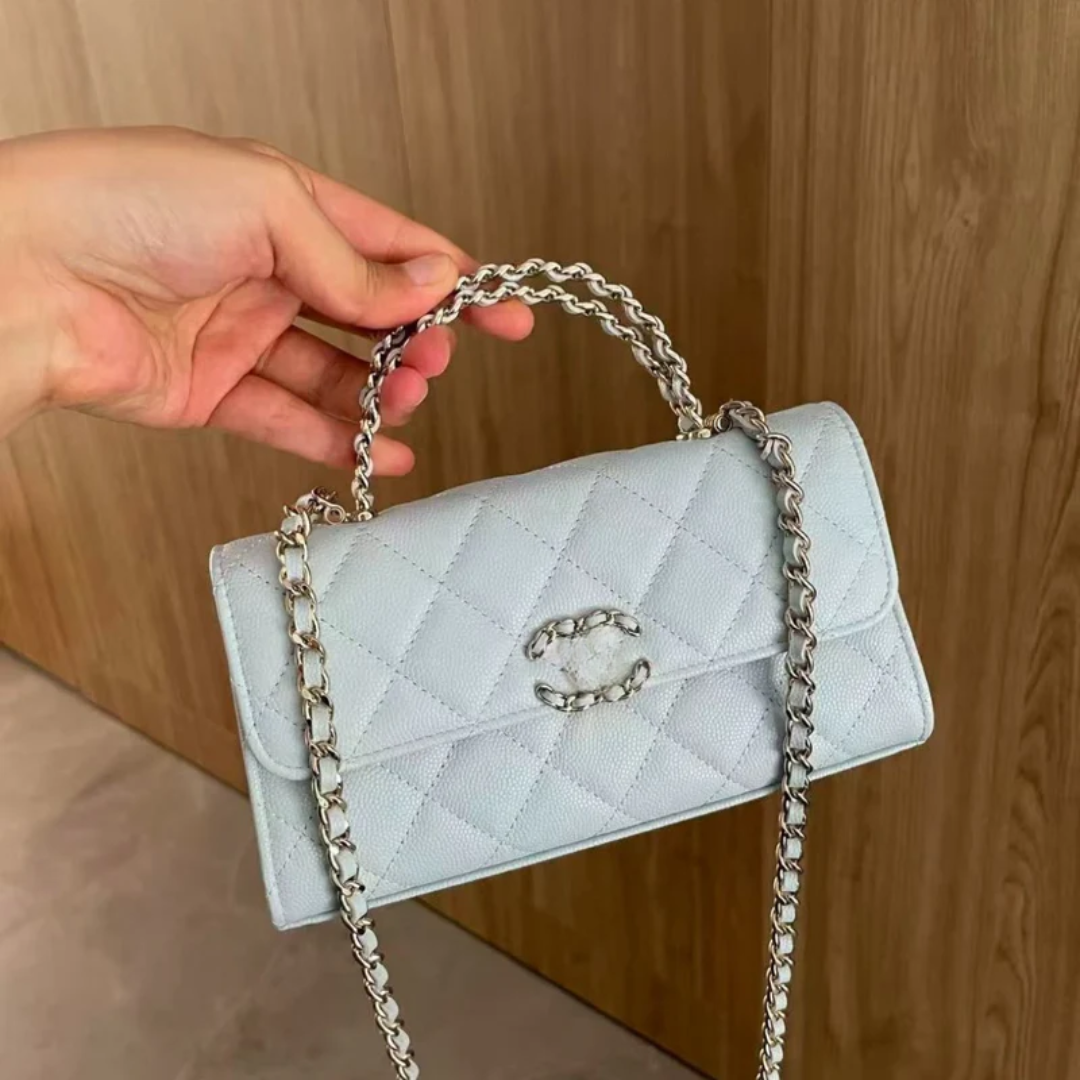 Classic Flap Bag in Ice Gray – Cnl