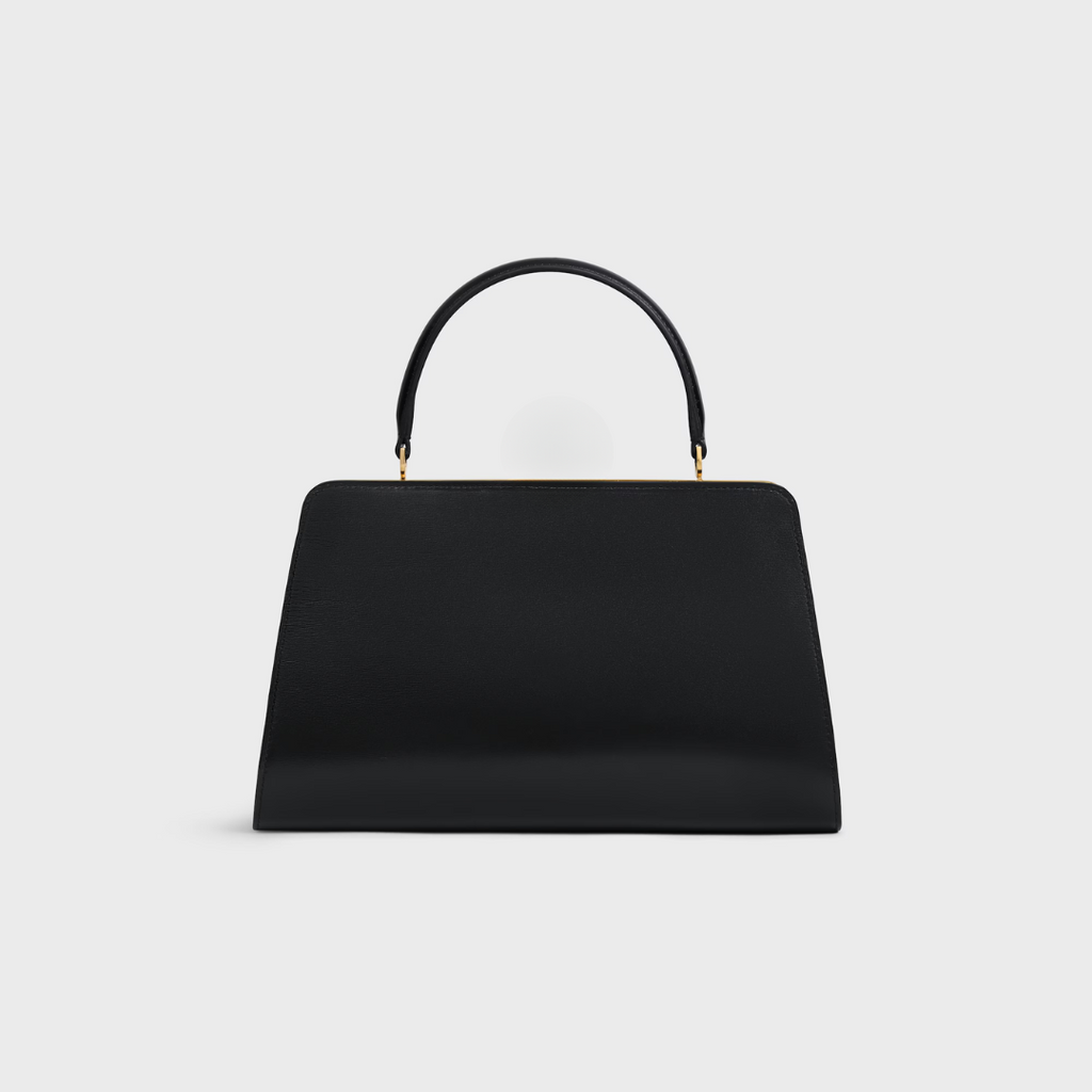 Classic Cln Antn Medium Bag – Natural Satin Calfskin Leather