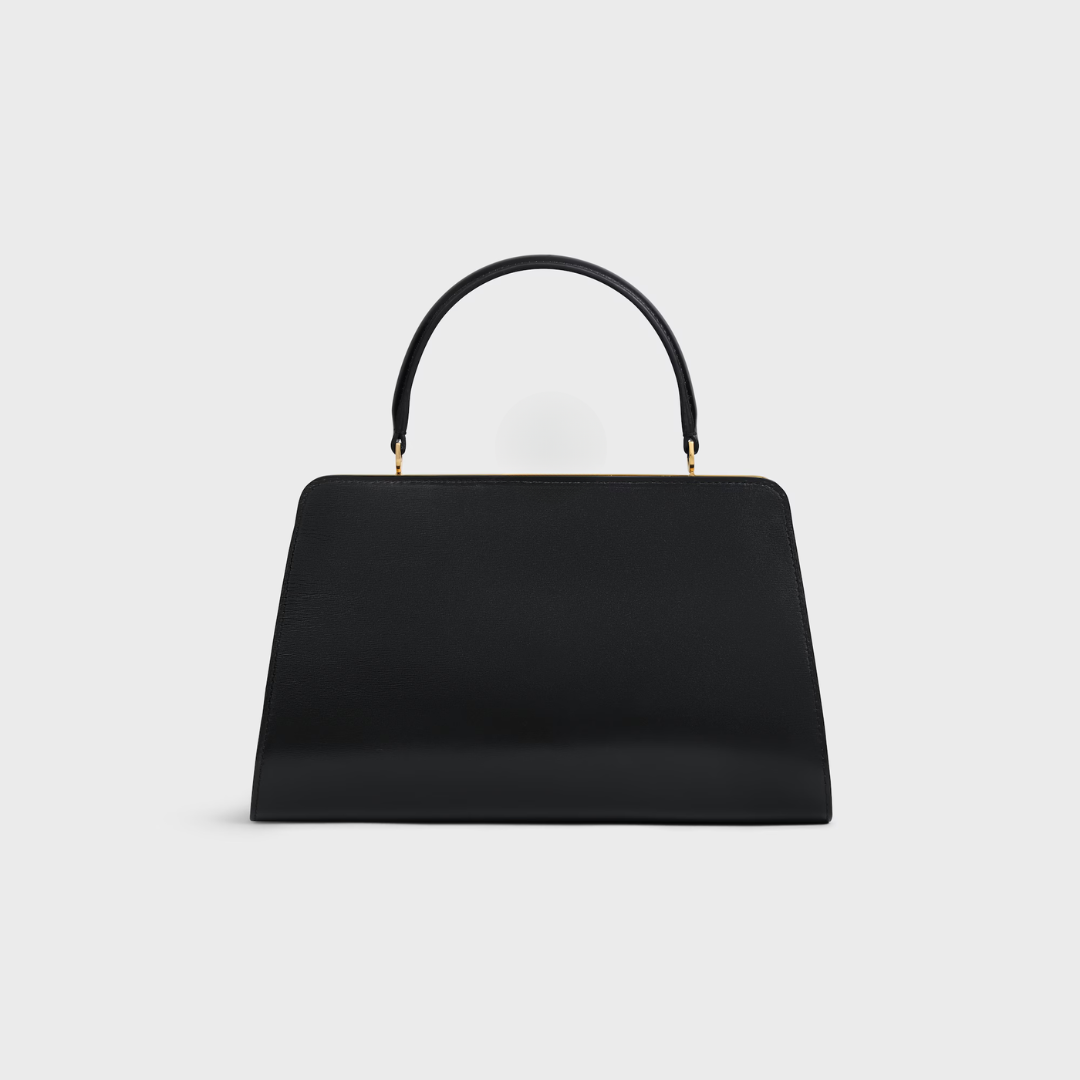 Classic Cln Antn Medium Bag – Natural Satin Calfskin Leather