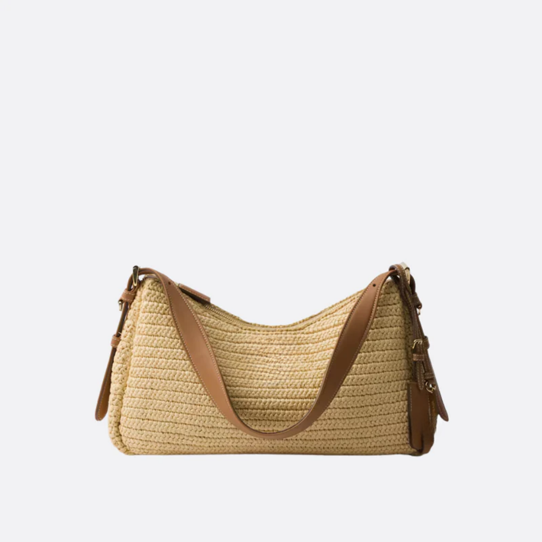Prd Amé Bag Made of Crochet and Leather – Large